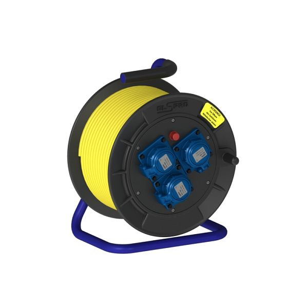 ELSPRO Rettungswesen-Leitungsroller LRX 400V 3xSCH-DWD 25m 2,5mm², 4X00061/RW