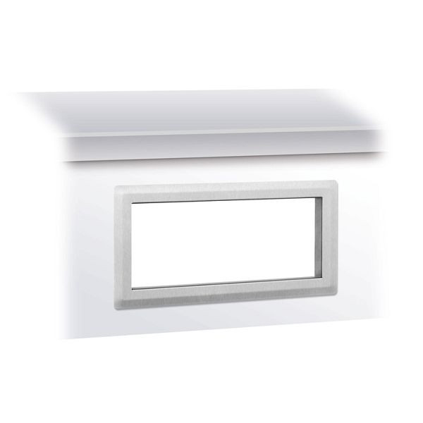 Cadre de pose Wagner EWAR WP146-1, finition satinée, 727146