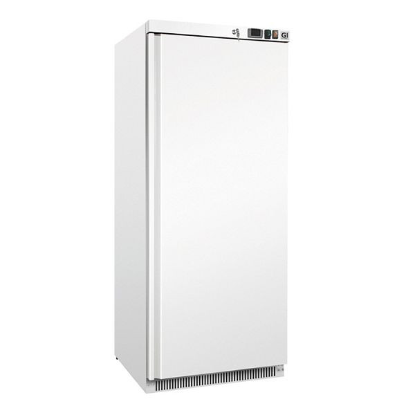 Congélateur Gastro-Inox en acier blanc 600 litres, réfrigéré statique, capacité nette 580 litres, 201.101