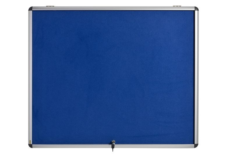 Vitrine d'intérieur Bi-Office feutre bleu 6xA4, VT340107150