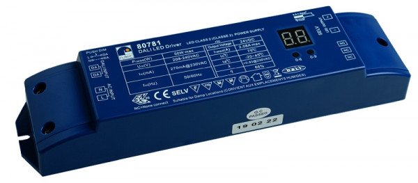 rutec Projekt DALI dimming - actionneur 1 adresse, DALI + push dimming - actionneur 200 - 240V 24V - / 50W, PHZ781