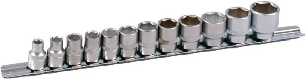 Jeu de douilles Projahn 3/8" sur rail 12 pièces, 4211