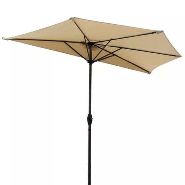 Demi-parasol Sekey 270cm, UV50+, couleur: taupe, 39927084