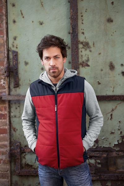 Korsar High-Q gilet d'hiver poppyrot-noir, taille: 4XL, 3370965360