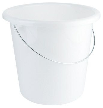 Seau Contacto 10 l, blanc, 3048/010