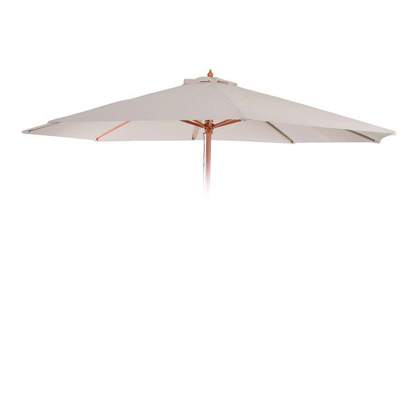 Housse de rechange Mendler pour parasol Florida, housse de rechange pour housse de parasol, Ø 3,5 m polyester 8 lattes, blanc crème, 81654