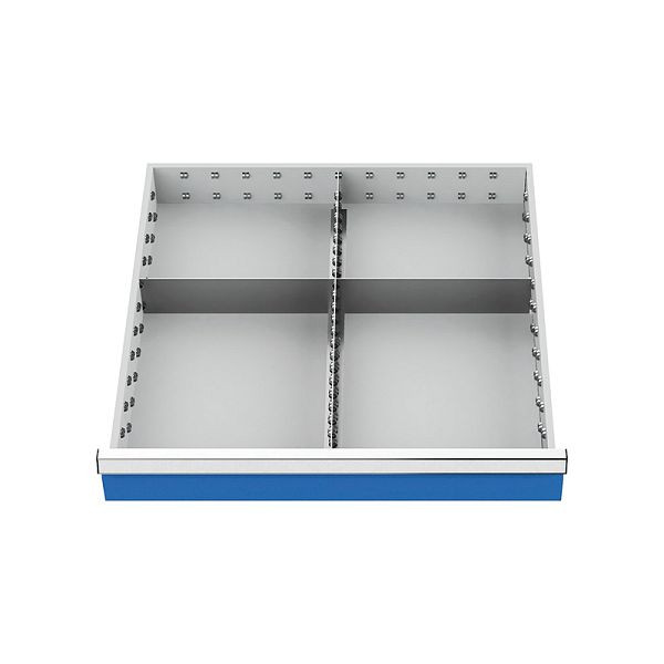 Bedrunka+Hirth insert de tiroir, coulisses pour compartiment central série 700, avec 2 séparateurs, 137A