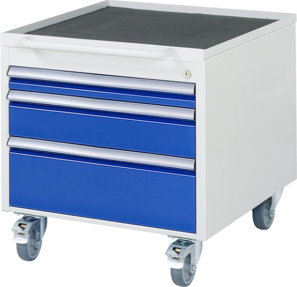 Roll-conteneur RAU série 7000, L580 x P650 x H565 mm, 3 x taille de tiroir L 1xH60, 1xH90, 1xH120 mm, 15-2.1A.11