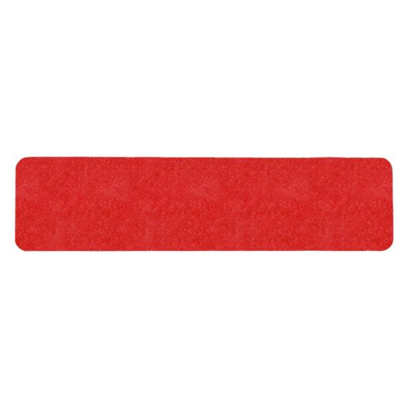 m2 Revêtement antidérapant Easy Clean, rouge, bandes individuelles 150x610mm, UE : 10 pièces, M3RV101501