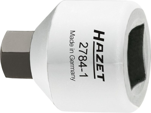 Hazet Douille de tournevis pour étrier de frein, carré creux 10 mm (3/8"), profil de douille hexagonale, 7 mm, 2784-1