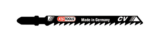 Lame de scie sauteuse KS Tools, CV, 100 mm, 4 mm, T144D, lot de 5, 129.3104