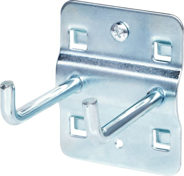 KS Tools Porte-outils double avec extrémité à crochet verticale, diamètre 6 mm, 50 mm, 860.0817