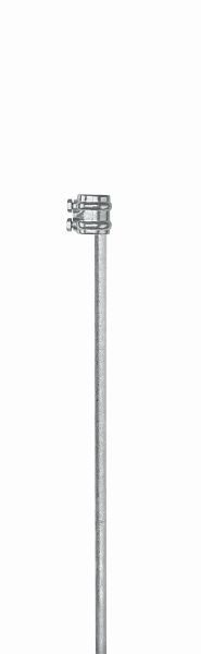 Piquet de terre Gallagher 2 m avec pince de terre, paquet de 3, 029037