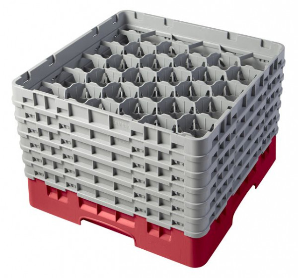 Panier de lavage Cambro 30 compartiments Camrack® 29,8 cm rouge, lot de 2, 30S1114163