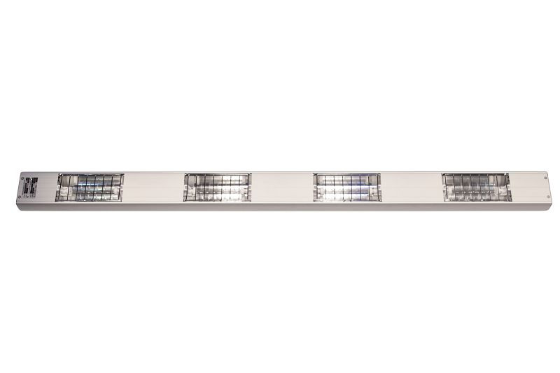Pont thermique Roband Quarz HUQ1425E pour un agencement de magasin alliant chaleur et lumière, HUQ1425E