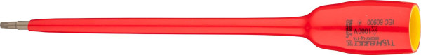 Douille tournevis Hazet, carré creux 10 mm, profil intérieur TORX®, T15, version longue, 8802KV-LG-T15