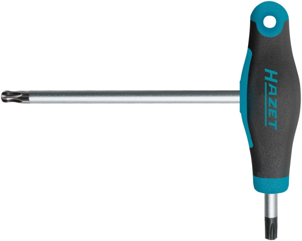 Tournevis Hazet, avec poignée en T, profil TORX®, T40, lame hexagonale, avec pointe sphérique, 829KKT-T40