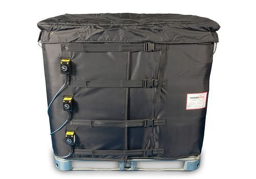 Chemise chauffante DENIOS pour IBC, thermostat 0 - 90°C, 4060 - 4310 mm, 3990 watts, 280-731