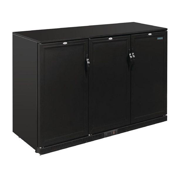 Polar Série G 900 mm Glacière à trois portes 330 L Noir, GL017