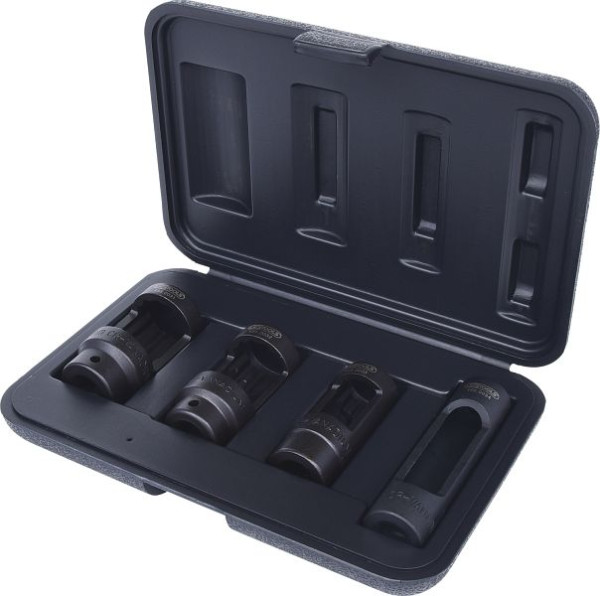 KS Tools Jeu de douilles pour injecteur diesel 1/2", 4 pièces, 455.0030