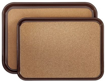 Plateau Contacto, antidérapant 41,5 cm intérieur liège, 3773/415