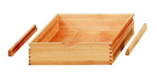 Tiroir suspendu ANKE; Dimensions intérieures: 500 x 510 x 120 mm; avec arrêt coulissant; Dimensions intérieures: 472 x 485 x 107 mm (LxHxP), 810.901