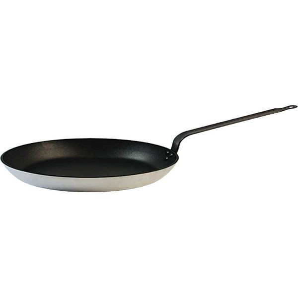 Poêle à crêpes Stalgast en aluminium avec revêtement antiadhésif, Ø 25 cm, KG1004250