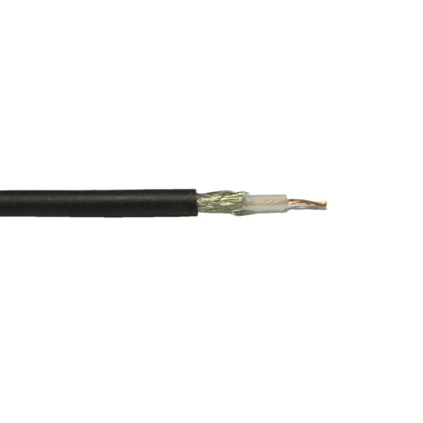 câble coaxial connectivité bda RG 174-PVC MIL-C17 noir - bobine 100m, 10890911