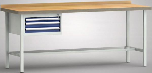 Etabli standard KLW - 2000 x 700 x 840 mm L x P x H, WS102N-2000M40-E7022