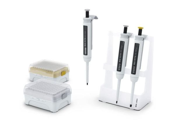 Pipette IKA, monocanal, emballage variable avec pointes, IKA PETTE MicroKit A, 0010007638