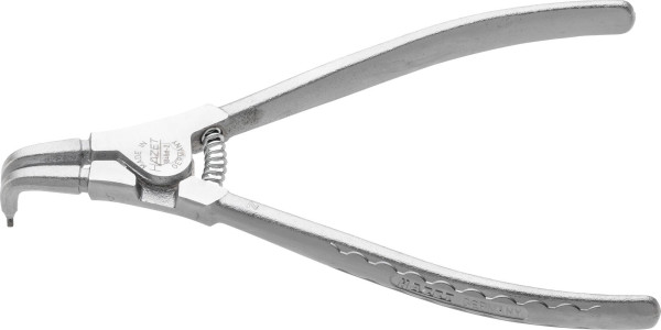 Pince Hazet pour circlips, standard : DIN 5254 forme B, surface : chromée, pointe gris acier, longueur : 180 mm, 1846D-2