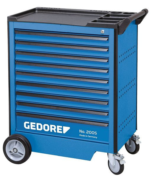 Chariot à outils GEDORE avec 9 tiroirs, 985 x 875 x 478 mm, 2003562