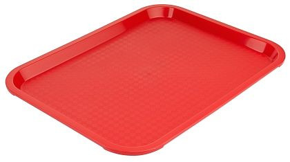 Plateau Contacto Fast Food 35 cm polypropylène rouge, 35 x 27 cm, 5353/351