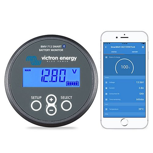 Moniteur de batterie Victron Energy BMV-700 H intelligent, 1-67-013225, BAM030710100