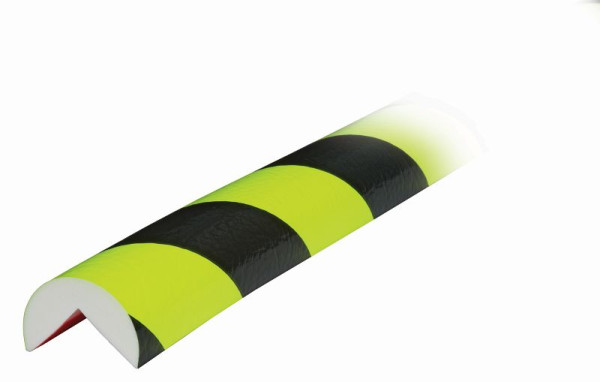 Protection d'angle Knuffi, profil d'avertissement et de protection type A, néon, 1 mètre, PA-10710