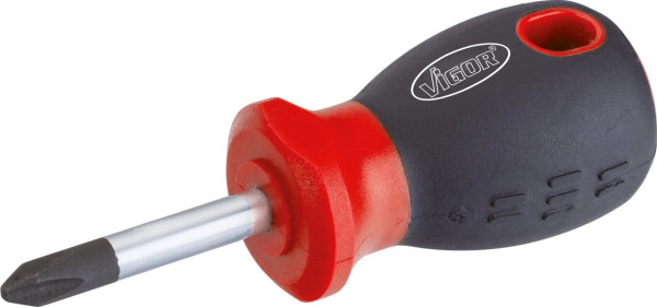 Tournevis VIGOR court, profil cruciforme PH, PH2, V1209