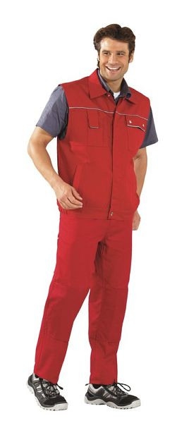 Gilet Planam Canvas 320, rouge/rouge, taille M, 2167048