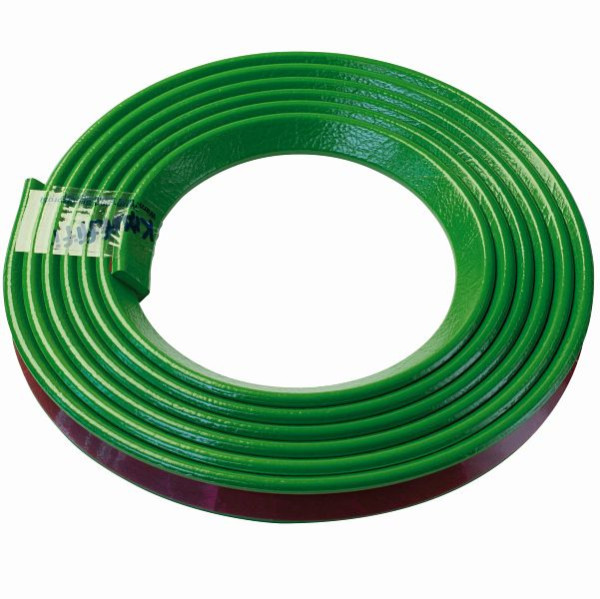 Protection d'angle Knuffi, profil d'avertissement et de protection type E, vert, 5 mètres, PE-900213