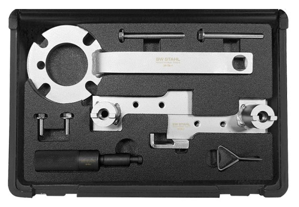 Jeu d'outils de réglage moteur SW-Stahl, Ford, pour bloquer le vilebrequin et l'arbre à cames lors de travaux sur la commande moteur, 26179L
