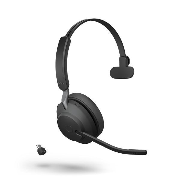 Jabra Evolve2 65, Communications Unifiées Mono Noir, USB-C, 26599-889-899