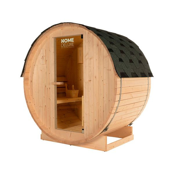 Sauna tonneau extérieur HOME DELUXE LAHTI - M, 32798