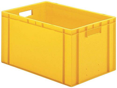 Caisses gerbables de transport Bedrunka+Hirth, rouge, dimensions en mm (LxPxH) : 400 x 600 x 270, 071000201