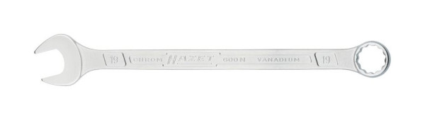 Clé mixte Hazet, profil de traction extérieur double hexagonal, 19 mm, 600N-19