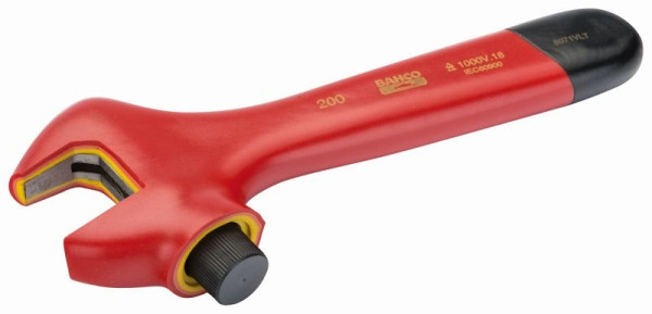 Clé à molette Bahco, entièrement isolée, SW 29 mm, 205 mm, 8071VLT
