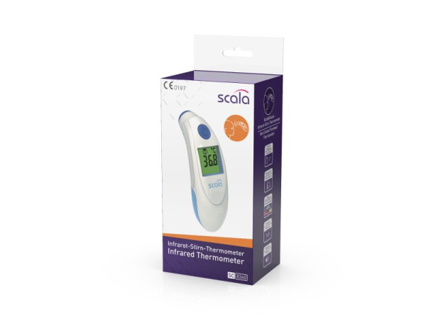 Thermomètre frontal infrarouge Scala SC 8360, bleu, 08360