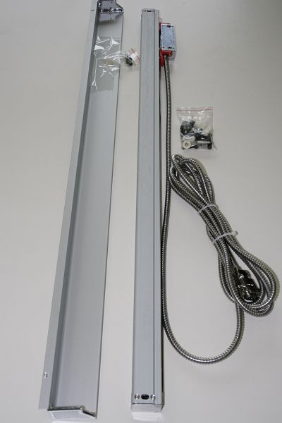 ELMAG bâton de mesure en verre modèle KA 300/670 pour affichage numérique de position SINOIP53 course 670mm, longueur d'installation 776mm, 88812