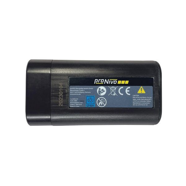 Batterie lithium-ion proNIVO pour lasers rotatifs et linéaires, 205-LA13163-0-12C