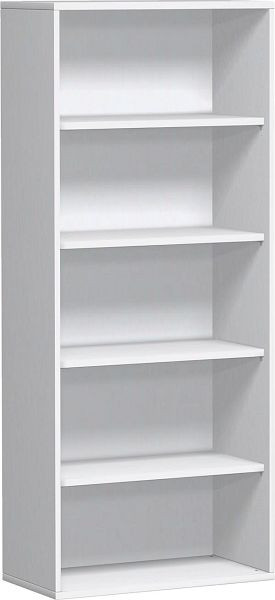 Étagère geramöbel, 4 étagères décoratives, 800x425x1920, blanc, N-10R508-W