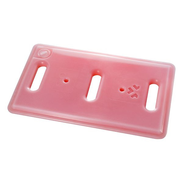 Pack de glace ETERNASOLID 1/1 GN, pour refroidissement normal + 3°C, rouge clair, PEGS0001