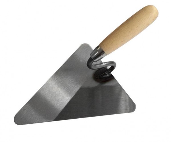 TECTOOL Berlin Truelle, acier, col en S, bois, 220mm, 18623